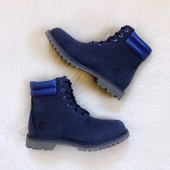Timberland Waterville 6” Waterproof Dark Blue Boot - Picture 4 of 6